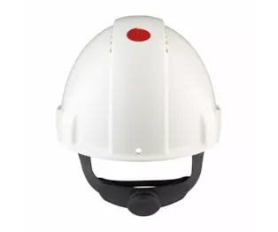 3M™ Capacete, Uvicator, Roleta, Ventilado, Banda Absorvente em Plástico, Branco, G3000NUV-VI