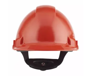3M™ Capacete, Uvicator, Roleta, Ventilado, Banda Absorvente em Plástico, Vermelho, G3000NUV-RD