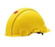 3M™ Capacete, Uvicator, Roleta, Não ventilado, Dielétrico 440 V, Banda Absorvente em Plástico, Amarelo, G3001NUV-GU