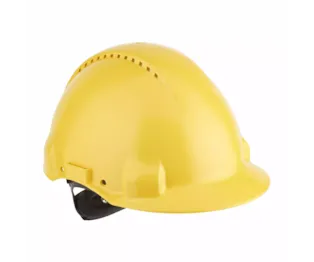 3M™ Capacete, Uvicator, Roleta, Ventilado, Banda Absorvente em Plástico, Amarelo, G3000NUV-GU