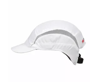 3M™ First Base™ 3 Bump Cap 2030604, Classic, White Reduced Peak, 55mm, 20 ea/Case