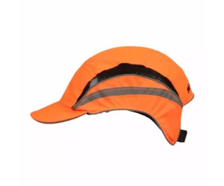 3M™ First Base™ 3 Bump Cap 2021874, Classic, High Visibility, Orange Reduced Peak, 55mm, 20 ea/Case