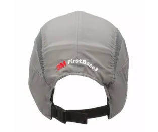 3M™ First Base™ 3 Bump Cap 2030607, Classic, Grey, Reduced Peak, 55mm, 20 ea/Case