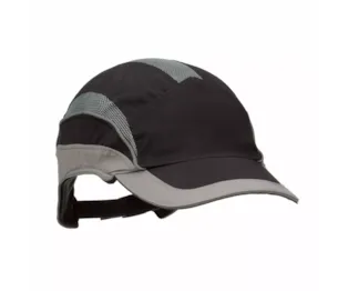 3M™ First Base™ 3 Bump Cap 2031217, Elite, Black/Grey, Standard Peak, 70mm, 20 ea/Case