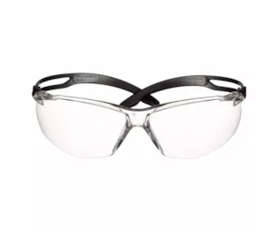 3M™ SecureFit™ 500 Safety Glasses, Black frame, Anti-Scratch / Anti-Fog, Clear lens, SF501AF-BLK-EU, 20/Case