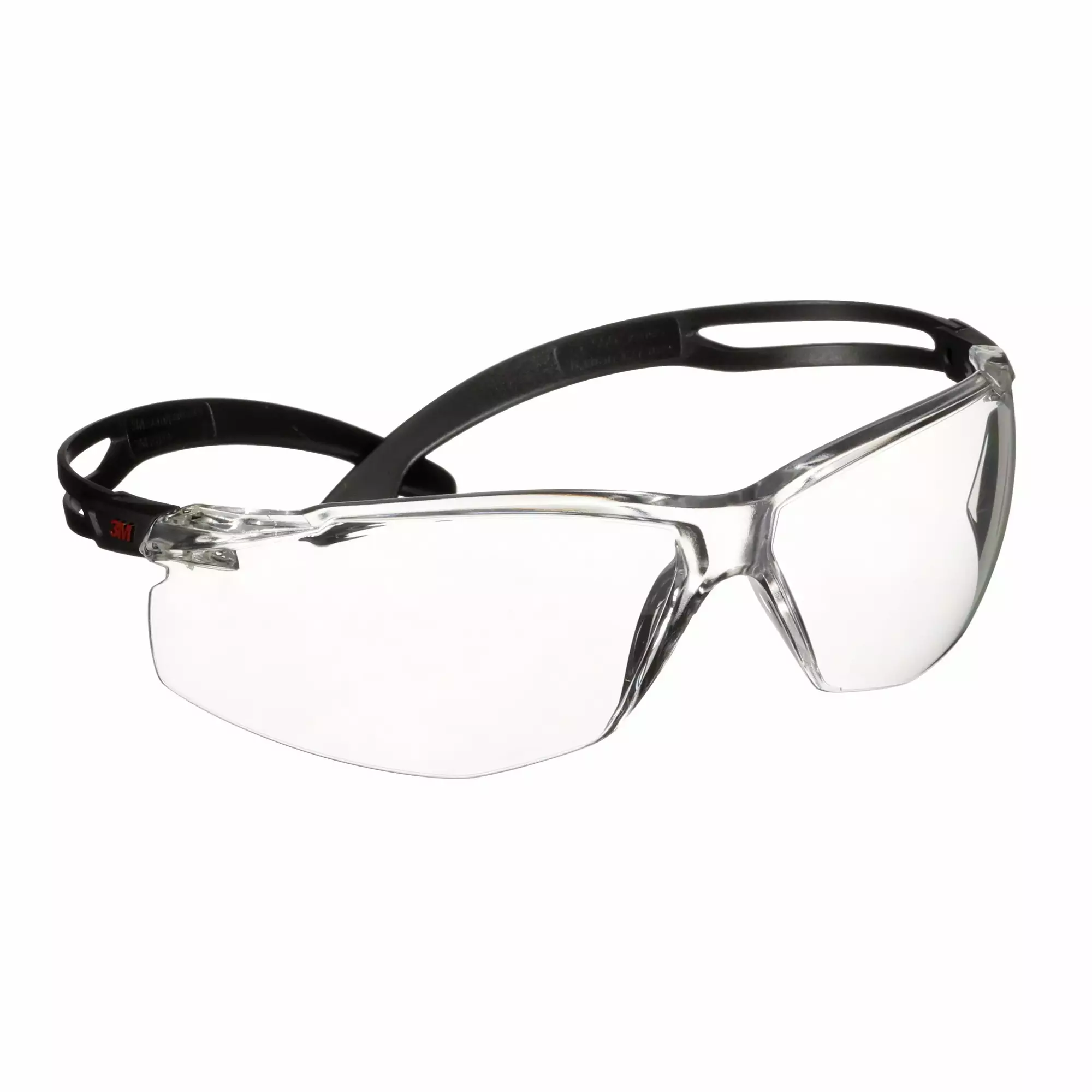 3M™ SecureFit™ 500 Safety Glasses, Black frame, Anti-Scratch / Anti-Fog, Clear lens, SF501AF-BLK-EU, 20/Case