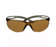 3M™ SecureFit™ 500 Series, Dark Green, Scotchgard™ Anti-Fog/Anti-Scratch Coating (K&N),Brown Lens, SF505SGAF-DGR