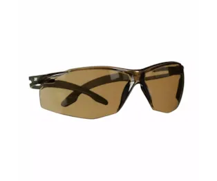 3M™ SecureFit™ 500 Series, Dark Green, Scotchgard™ Anti-Fog/Anti-Scratch Coating (K&N),Brown Lens, SF505SGAF-DGR