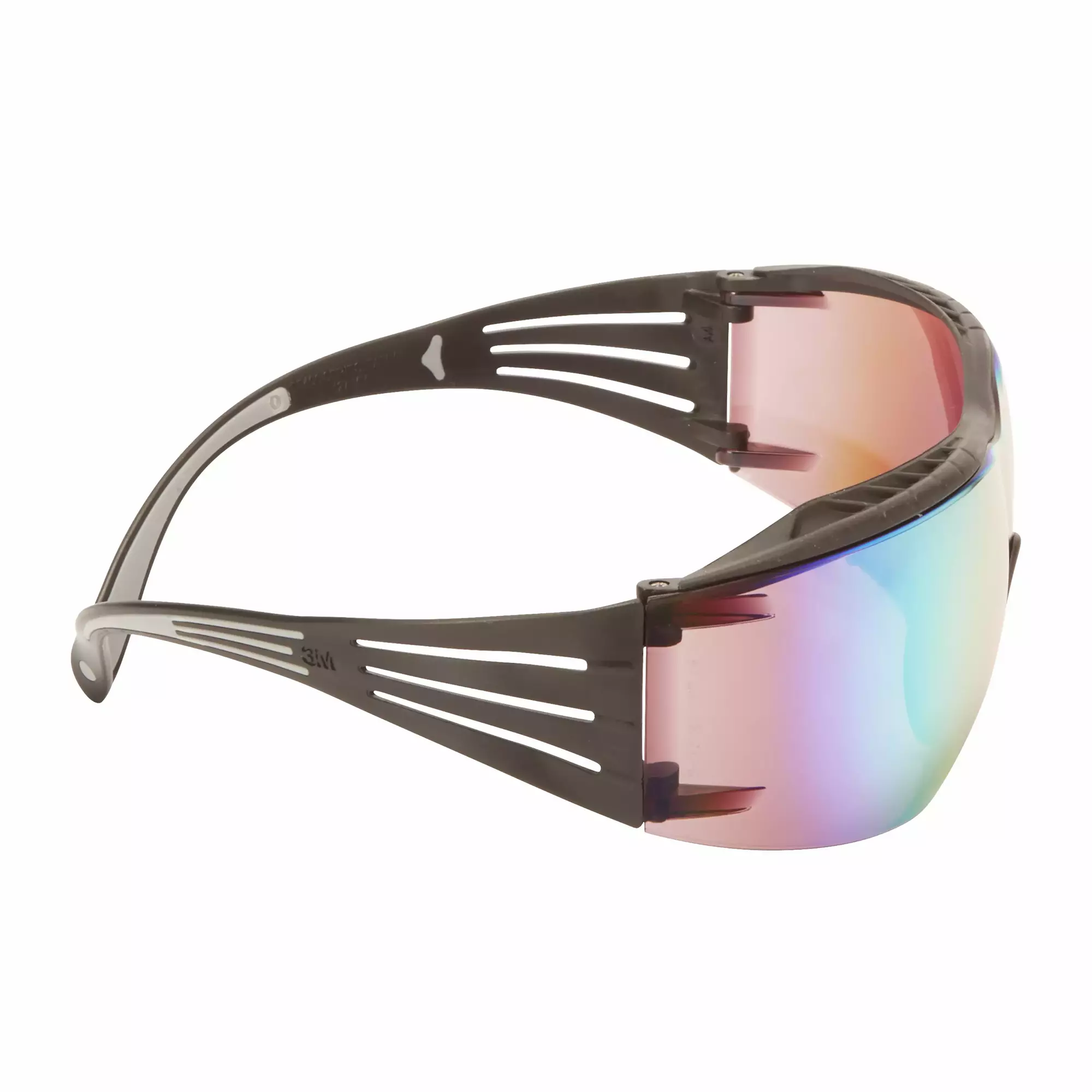 3M™ SecureFit™ 400X Óculos de Proteção, armação preta, revestimento antirriscos, lentes laranja espelhadas, SF416XAS-BLK-EU