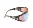 3M™ SecureFit™ 400X Óculos de Proteção, armação preta, revestimento antirriscos, lentes laranja espelhadas, SF416XAS-BLK-EU