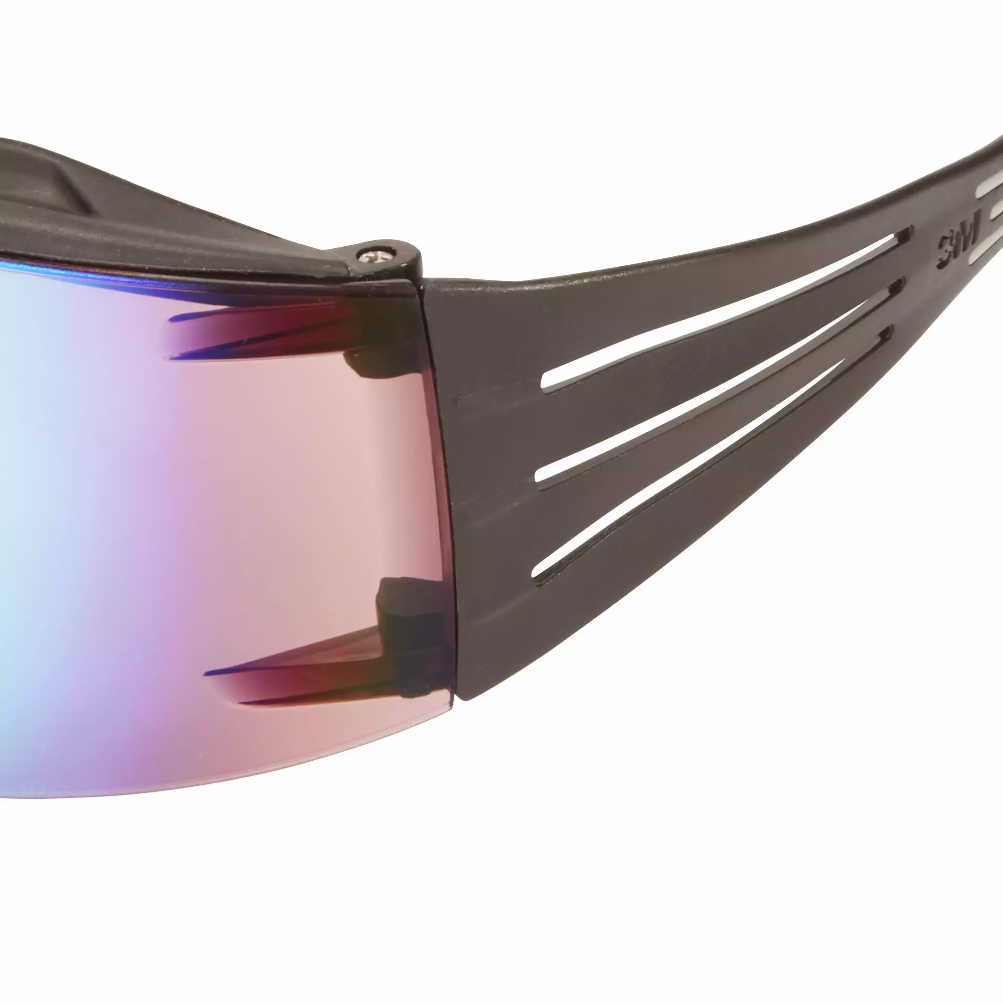 3M™ SecureFit™ 400X Óculos de Proteção, armação preta, revestimento antirriscos, lentes laranja espelhadas, SF416XAS-BLK-EU