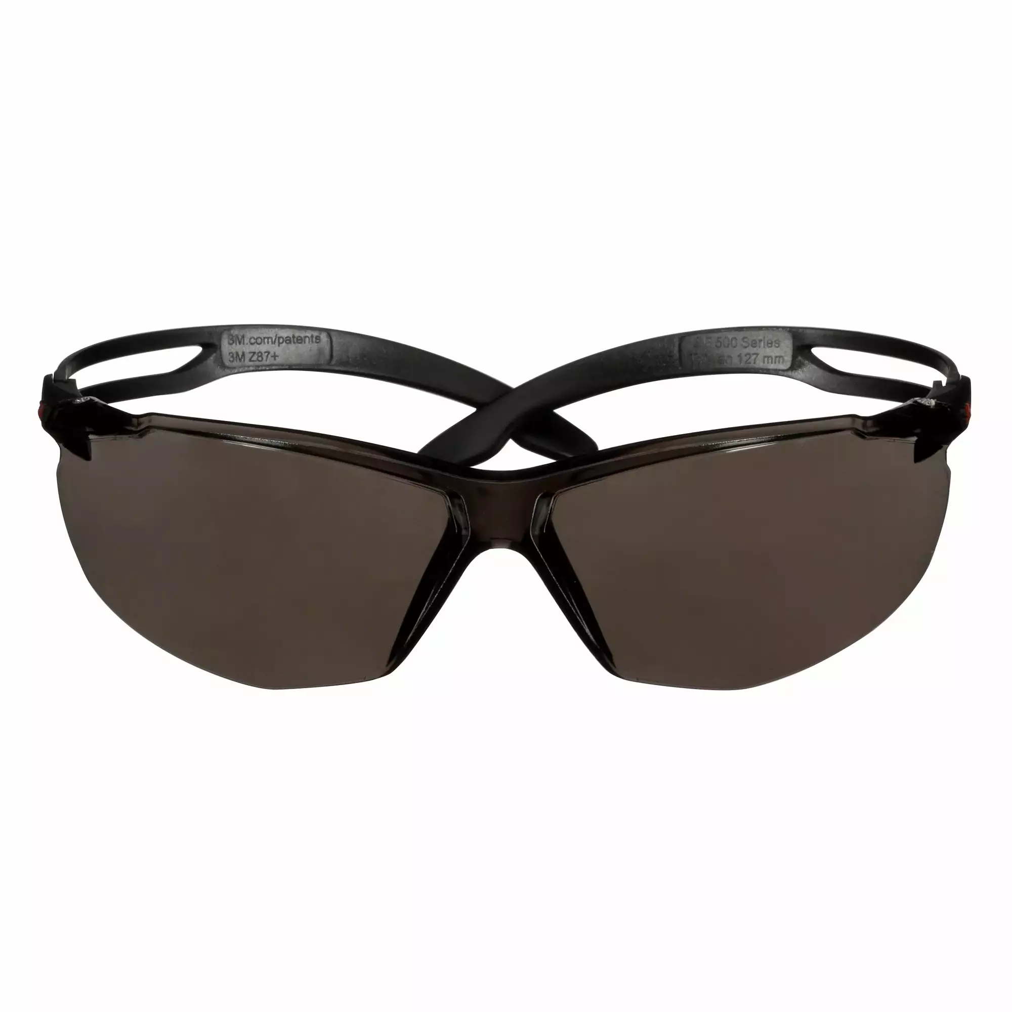 3M™ SecureFit™ 500 Series, Black, Scotchgard™ Anti-Fog/Anti-Scratch Coating (K&N), Grey AF-AS Lens, SF502SGAF-BLK