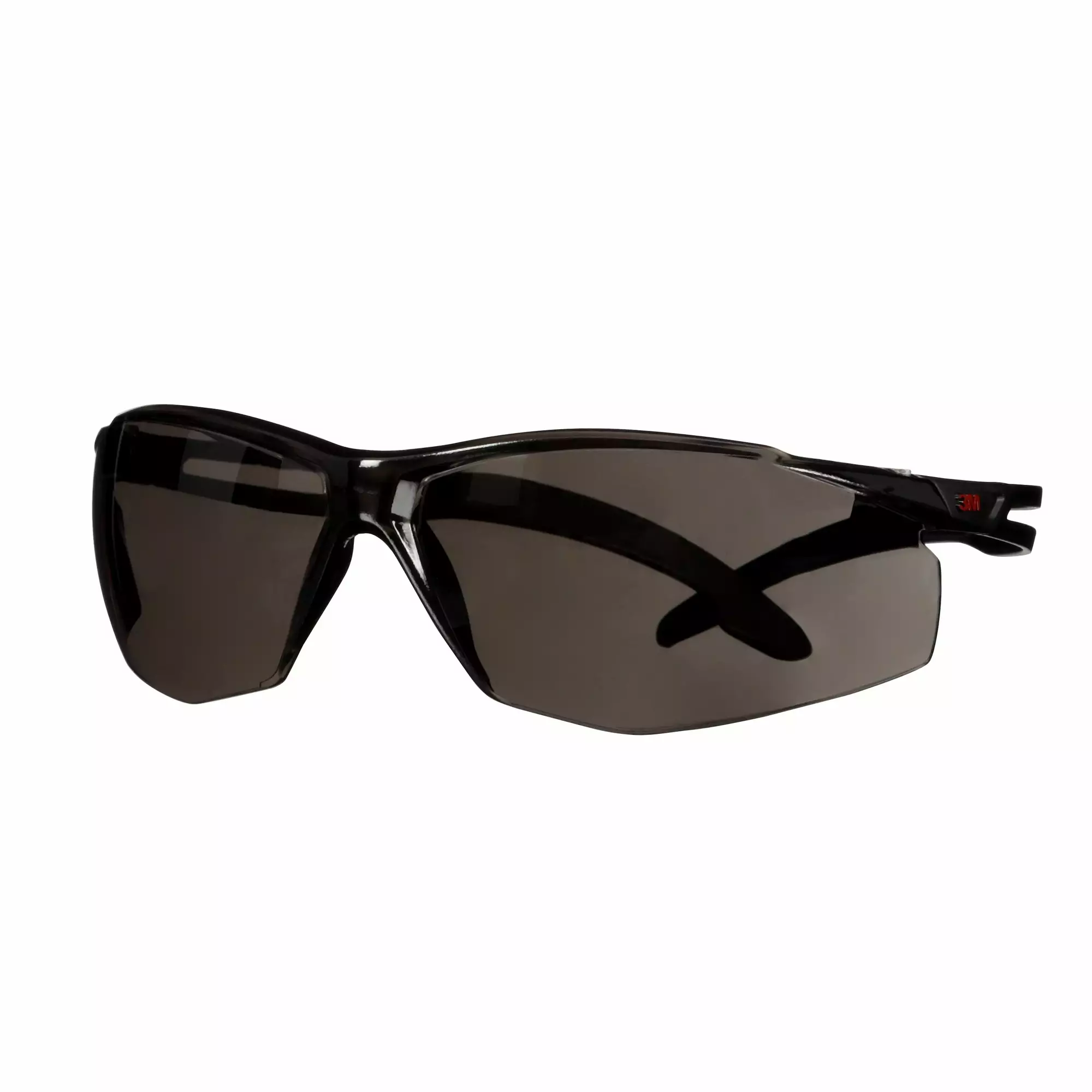 3M™ SecureFit™ 500 Series, Black, Scotchgard™ Anti-Fog/Anti-Scratch Coating (K&N), Grey AF-AS Lens, SF502SGAF-BLK