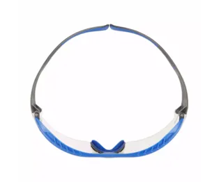 3M™ SecureFit™ 400X Óculos de Proteção, armação azul/cinzenta, antiembaciamento Scotchgard™ (K & N), lentes incolores, SF401XSGAF-BLU-EU