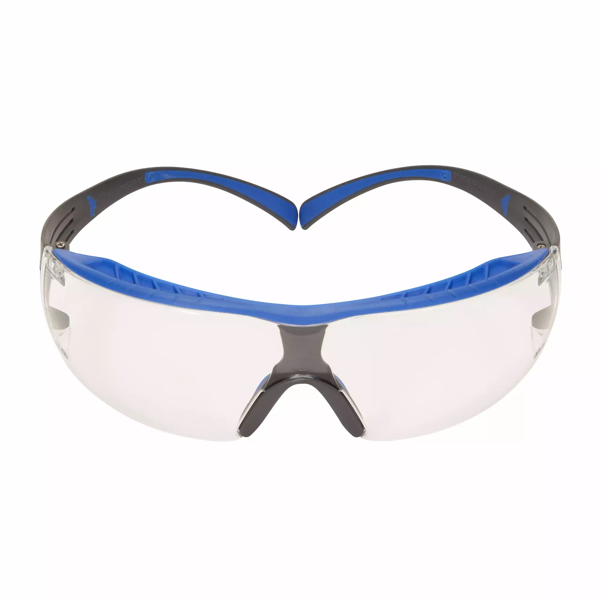 3M™ SecureFit™ 400X Óculos de Proteção, armação azul/cinzenta, antiembaciamento Scotchgard™ (K & N), lentes incolores, SF401XSGAF-BLU-EU