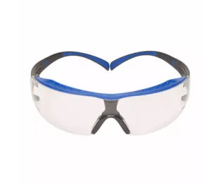 3M™ SecureFit™ 400X Óculos de Proteção, armação azul/cinzenta, antiembaciamento Scotchgard™ (K & N), lentes incolores, SF401XSGAF-BLU-EU