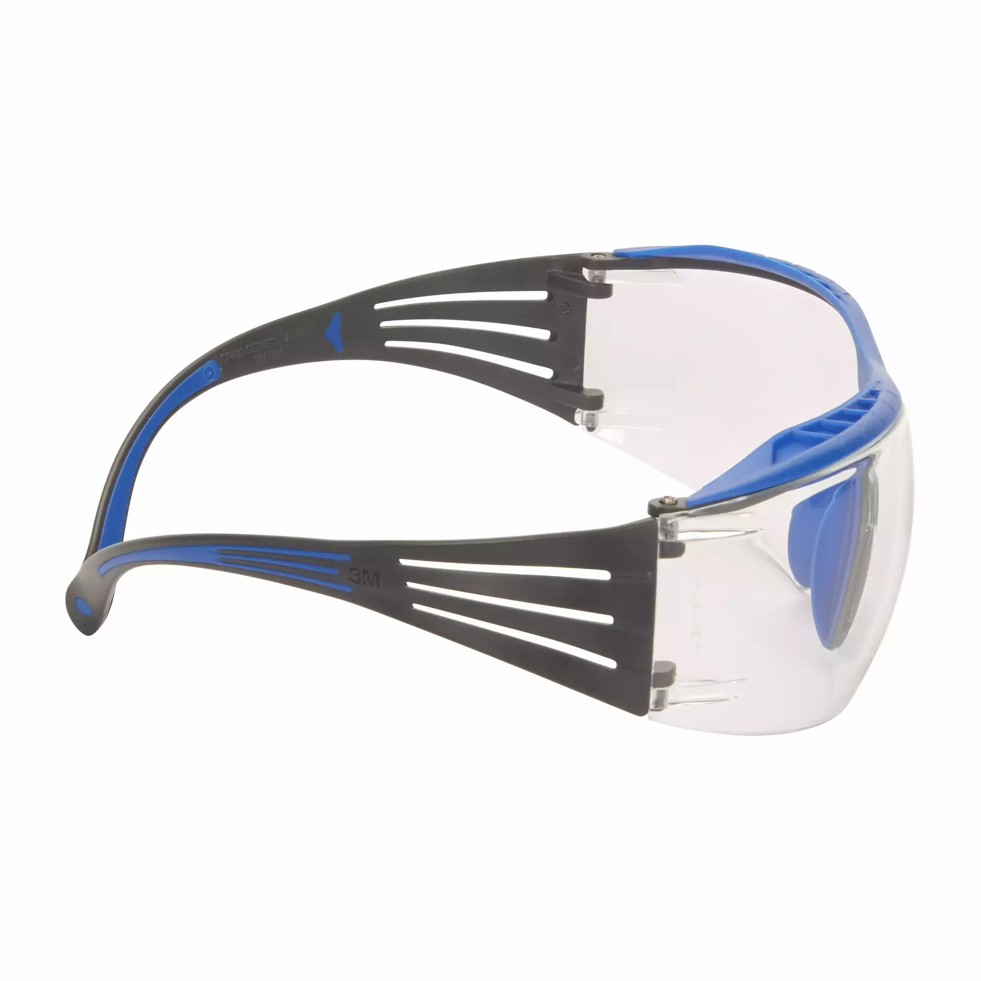 3M™ SecureFit™ 400X Óculos de Proteção, armação azul/cinzenta, antiembaciamento Scotchgard™ (K & N), lentes incolores, SF401XSGAF-BLU-EU