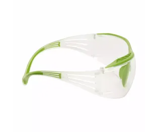3M™ SecureFit™ 400X Óculos de Proteção, armação verde/transparente, antiembaciamento Scotchgard™ (K & N), lentes incolores, SF401XSGAF-GRN-EU