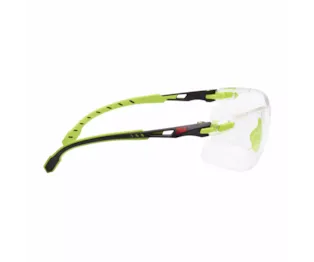 3M™ Solus™ Óculos de Proteção Série 1000, armação Verde/Preta, Anti-embaciamento Scotchgard™, Lente Transparente, S1201SGAF-EU