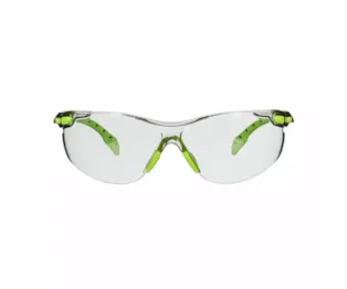3M™ Solus™ 1000 Safety Glasses, Green/Black Frame, Scotchgard™ Anti-Fog/Anti-Scratch Coating (K&N), Indoor /Outdoor Light Grey lens, S1207SGAF-EU