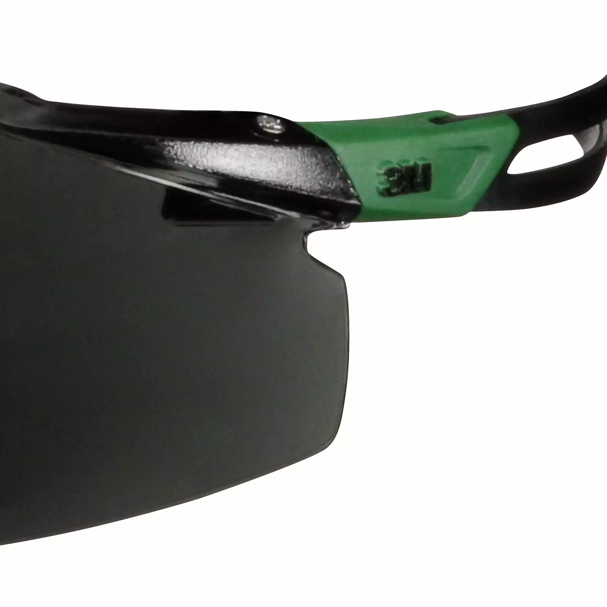 3M™ SecureFit™ 500 Safety Glasses, Green/Black frame, Anti-Scratch + (K), IR 5.0 Grey  lens, SF550ASP-GRN-EU, 20/Case