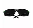 3M™ SecureFit™ 500 Safety Glasses, Green/Black frame, Anti-Scratch + (K), IR 5.0 Grey  lens, SF550ASP-GRN-EU, 20/Case
