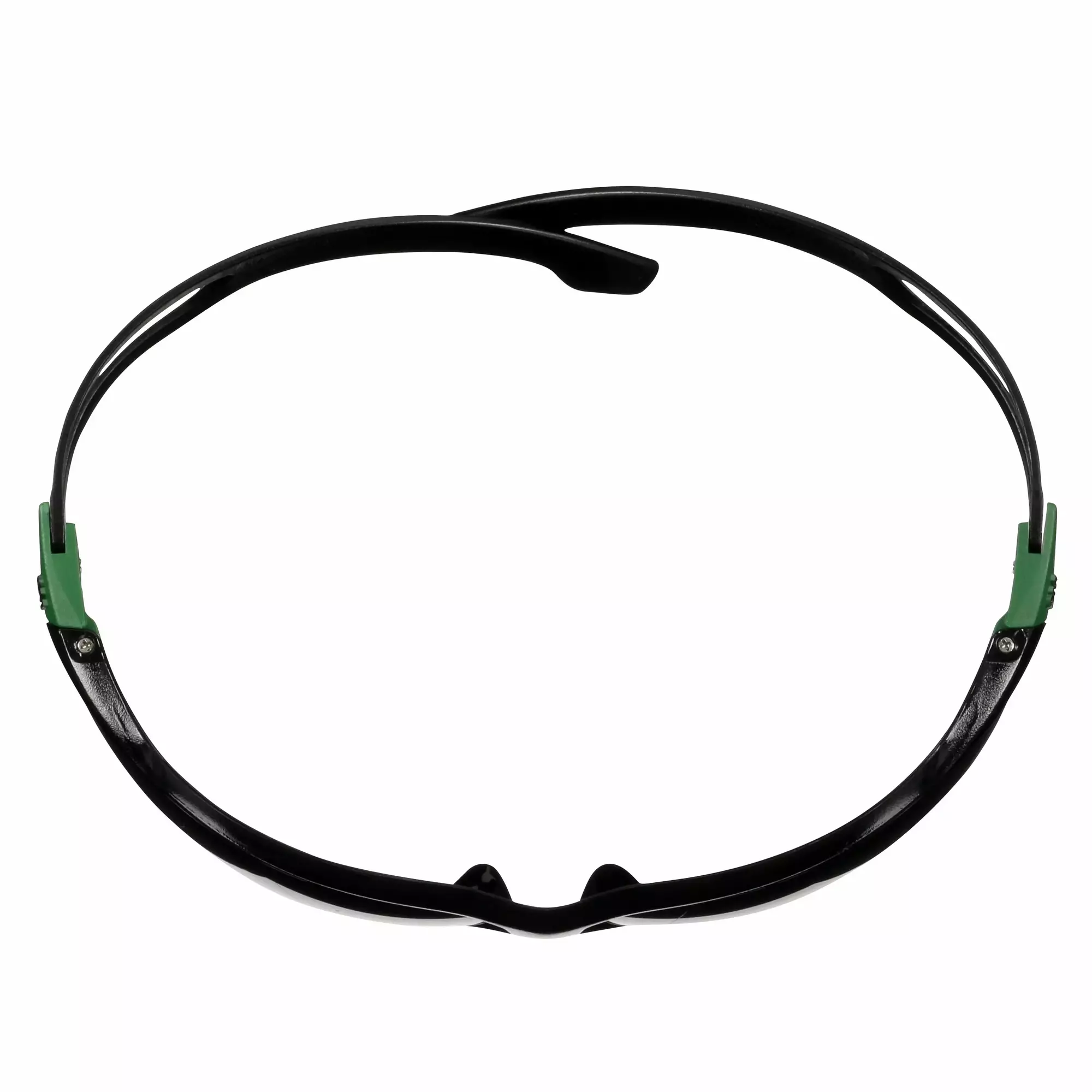 3M™ SecureFit™ 500 Safety Glasses, Green/Black frame, Anti-Scratch + (K), IR 5.0 Grey  lens, SF550ASP-GRN-EU, 20/Case
