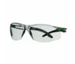 3M™ SecureFit™ 500 Safety Glasses, Green/Black frame, Anti-Scratch+ (K), IR 1.7 Grey  lens, SF517ASP-GRN-EU, 20/Case
