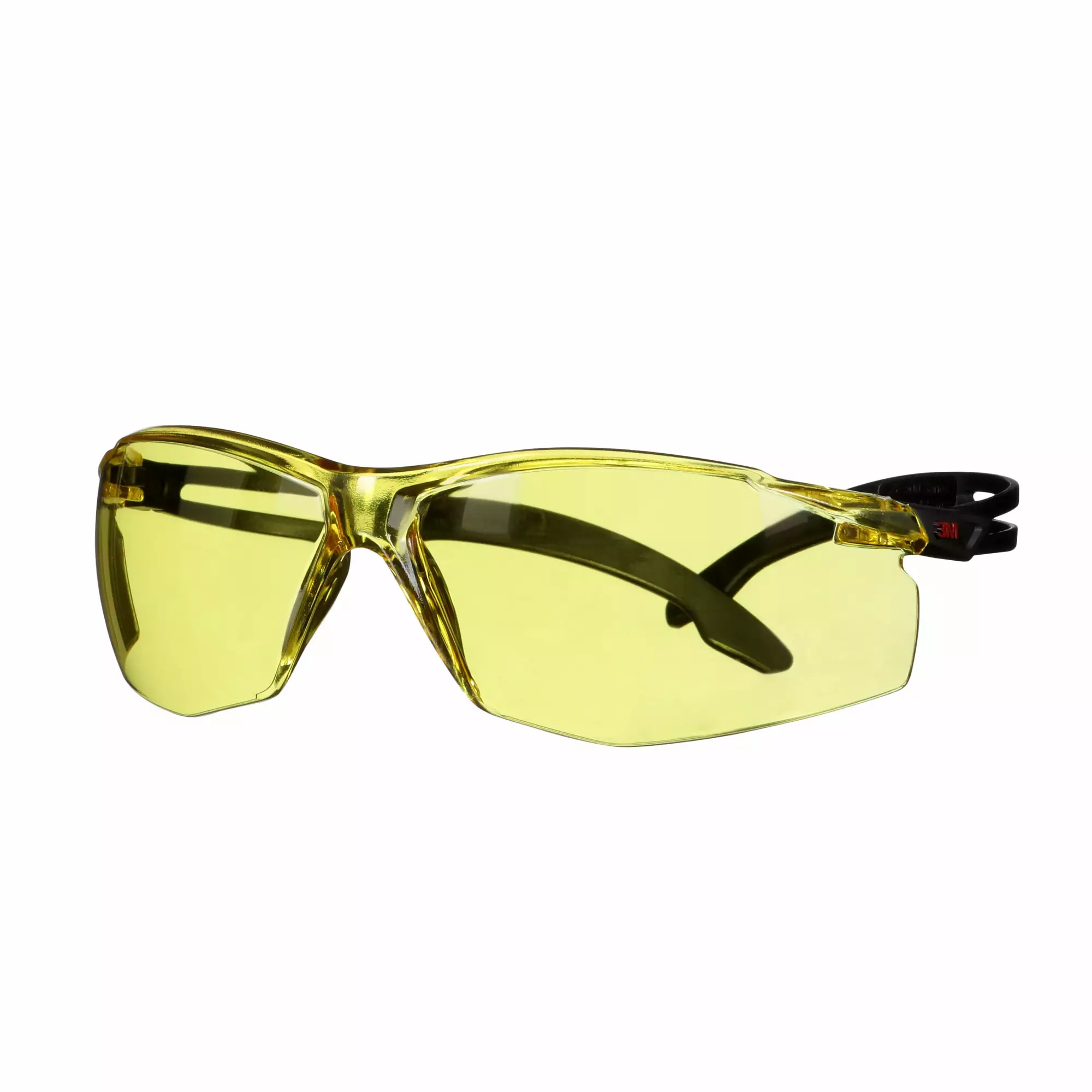 3M™ SecureFit™ 500, Series, Black, Scotchgard™ Anti-Fog/Anti-Scratch Coating (K&N), Amber AF-AS Lens, SF503SGAF-BLK