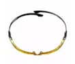 3M™ SecureFit™ 500, Series, Black, Scotchgard™ Anti-Fog/Anti-Scratch Coating (K&N), Amber AF-AS Lens, SF503SGAF-BLK