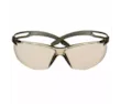 3M™ SecureFit™ 500, Dark Green, Scotchgard  Anti-Fog/Anti-Scratch Coating (K&N), Lt Brown AF-AS Lens, SF528SGAF-DGR