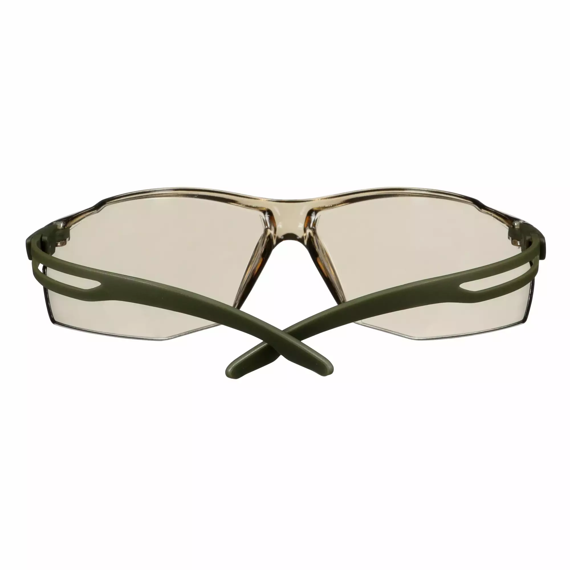 3M™ SecureFit™ 500, Dark Green, Scotchgard  Anti-Fog/Anti-Scratch Coating (K&N), Lt Brown AF-AS Lens, SF528SGAF-DGR