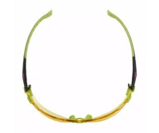 Óculos de Proteção 3M™ Solus™, estrutura Verde/Preta, Antiembaciamento Scotchgard™, Lente Âmbar, S1203SGAF-EU