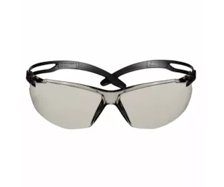 3M™ SecureFit™ 500, Black, Scotchgard™ Anti-Fog/Anti-Scratch Coating(K&N),IO Grey AF-AS Lens, SF507SGAF-BLK