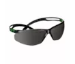 3M™ SecureFit™ 500 Safety Glasses, Green/Black frame, Anti-Scratch+ (K), IR 3.0 Grey  lens, SF530ASP-GRN-EU, 20/Case