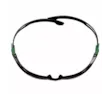 3M™ SecureFit™ 500 Safety Glasses, Green/Black frame, Anti-Scratch+ (K), IR 3.0 Grey  lens, SF530ASP-GRN-EU, 20/Case