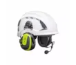 3M™ PELTOR™ WS™ ALERT™ X Headset, Bright Yellow Cups, Hard Hat Attached, Compatible with Mobile App, MRX21P3E4WS6