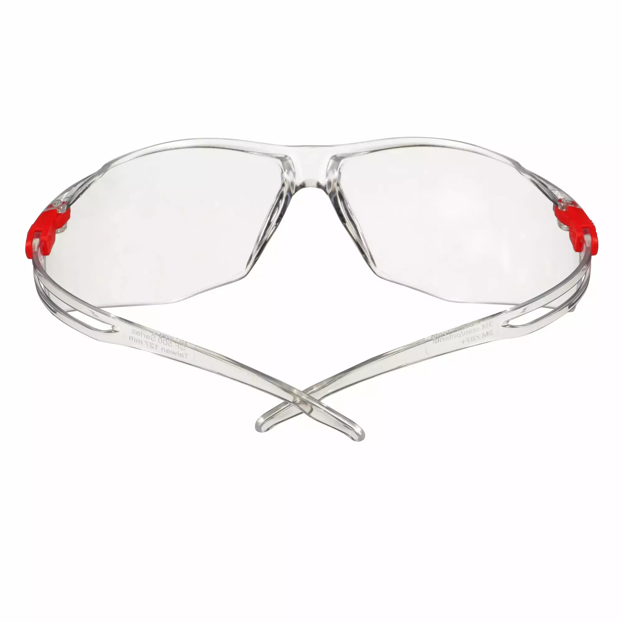 3M™ SecureFit™ 500 Series, Red, Scotchgard™ Anti-Fog/Anti-Scratch Coating (K&N), Clear AF-AS Lens, SF501SGAF-RED