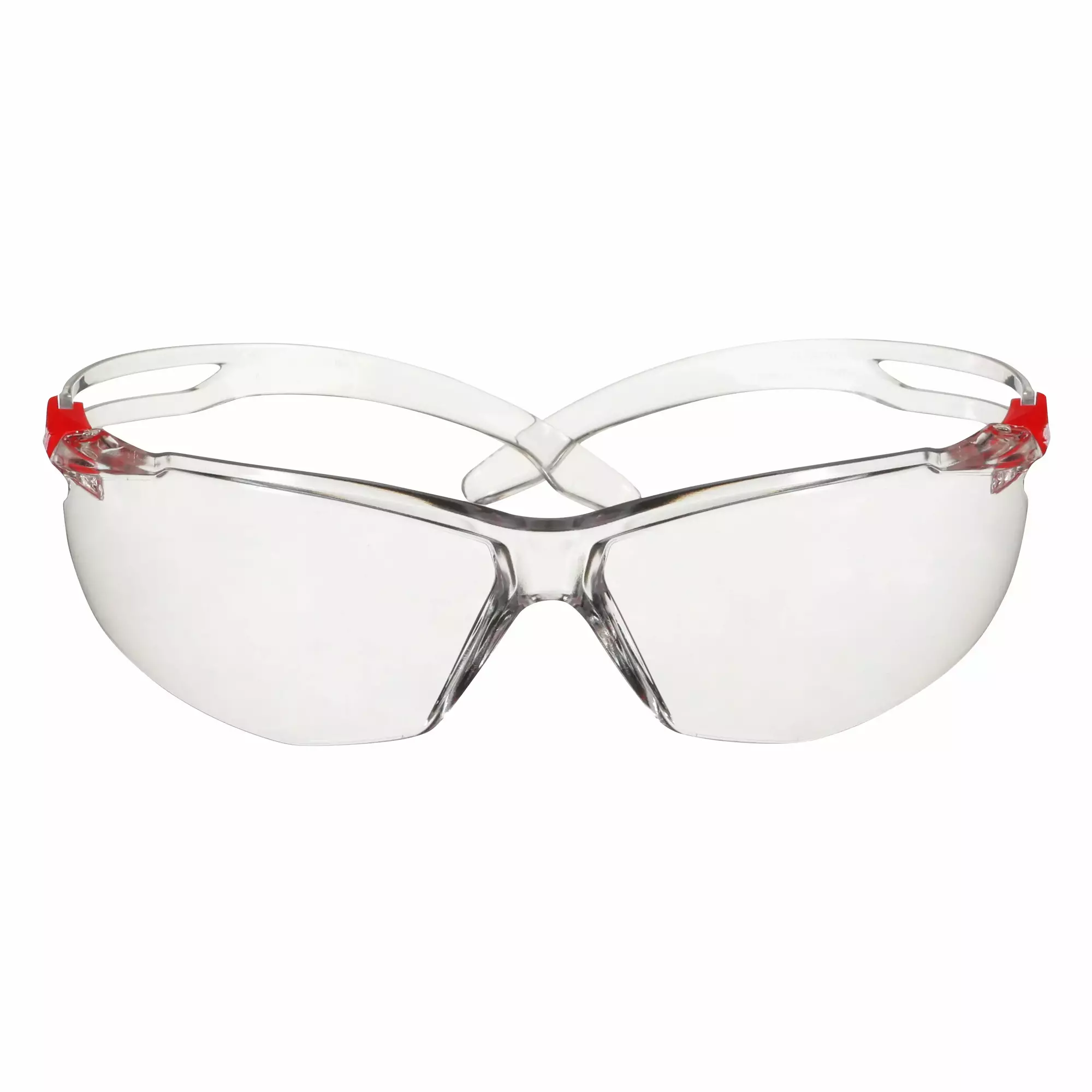 3M™ SecureFit™ 500 Series, Red, Scotchgard™ Anti-Fog/Anti-Scratch Coating (K&N), Clear AF-AS Lens, SF501SGAF-RED