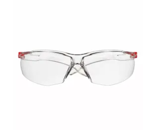 3M™ SecureFit™ 500 Series, Red, Scotchgard™ Anti-Fog/Anti-Scratch Coating (K&N), Clear AF-AS Lens, SF501SGAF-RED