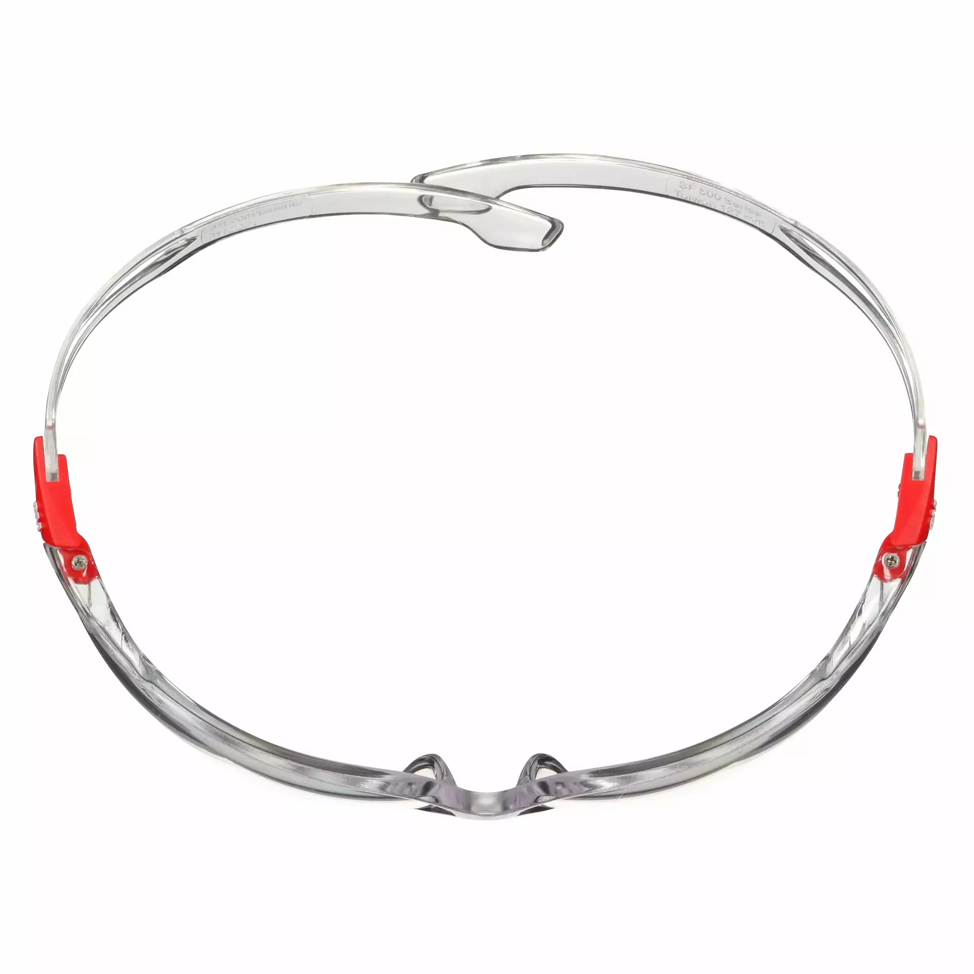 3M™ SecureFit™ 500 Series, Red, Scotchgard™ Anti-Fog/Anti-Scratch Coating (K&N), Clear AF-AS Lens, SF501SGAF-RED