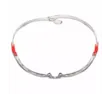 3M™ SecureFit™ 500 Series, Red, Scotchgard™ Anti-Fog/Anti-Scratch Coating (K&N), Clear AF-AS Lens, SF501SGAF-RED