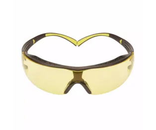 3M™ SecureFit™ 400X Óculos de Segurança, armação amarela/preta, antiembaciamento Scotchgard™ (K & N), lentes âmbar, SF403XSGAF-YEL-EU