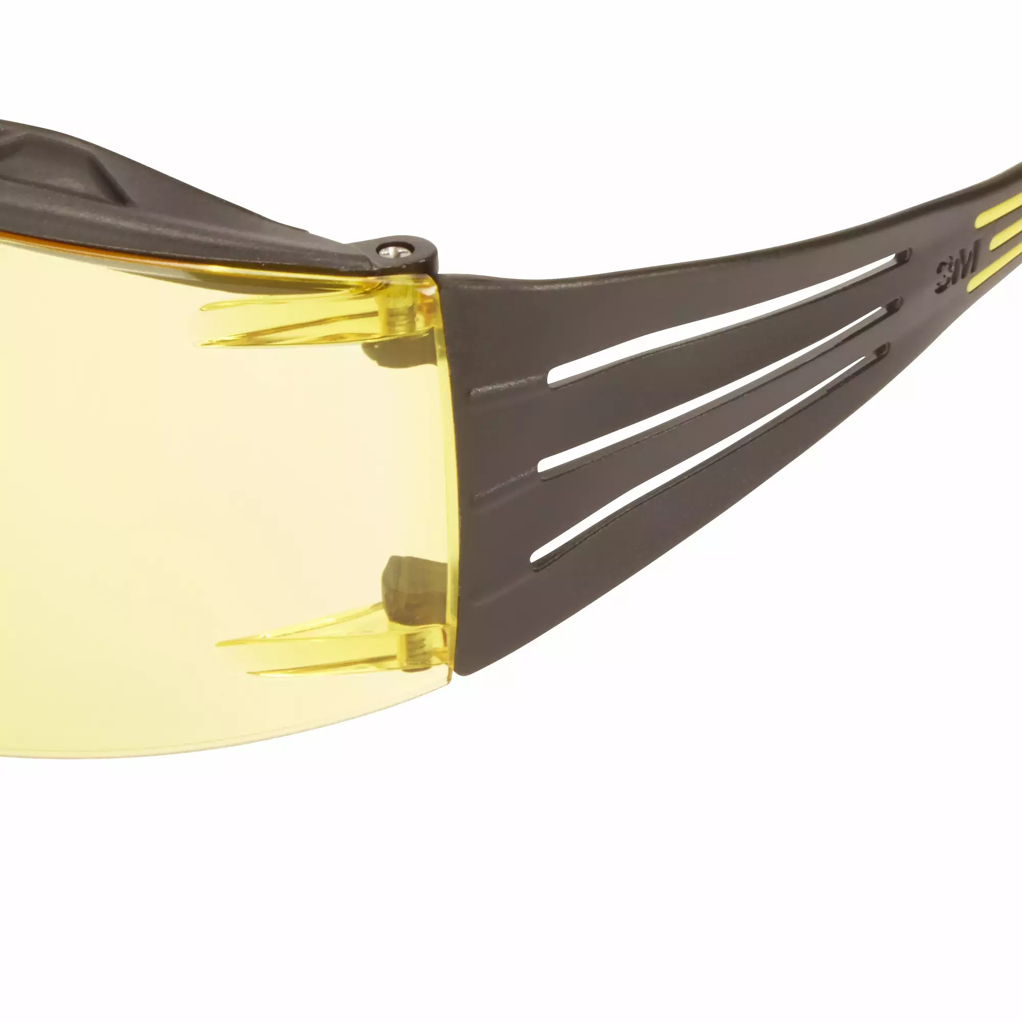 3M™ SecureFit™ 400X Óculos de Segurança, armação amarela/preta, antiembaciamento Scotchgard™ (K & N), lentes âmbar, SF403XSGAF-YEL-EU