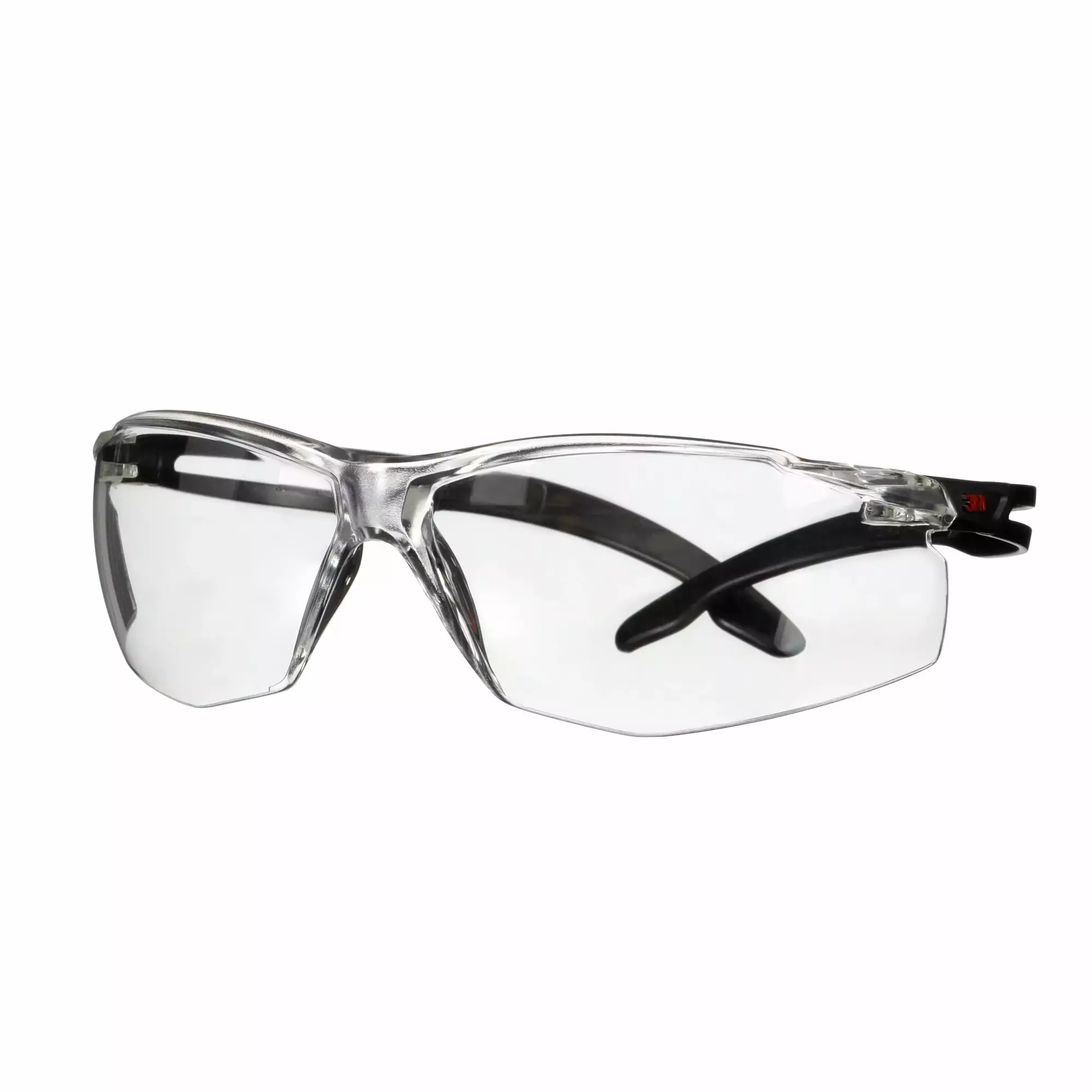 3M™ SecureFit™ 500 Safety Glasses, Black frame, Anti-Scratch+ (K), Clear lens, SF501ASP-BLK-EU, 20/Case
