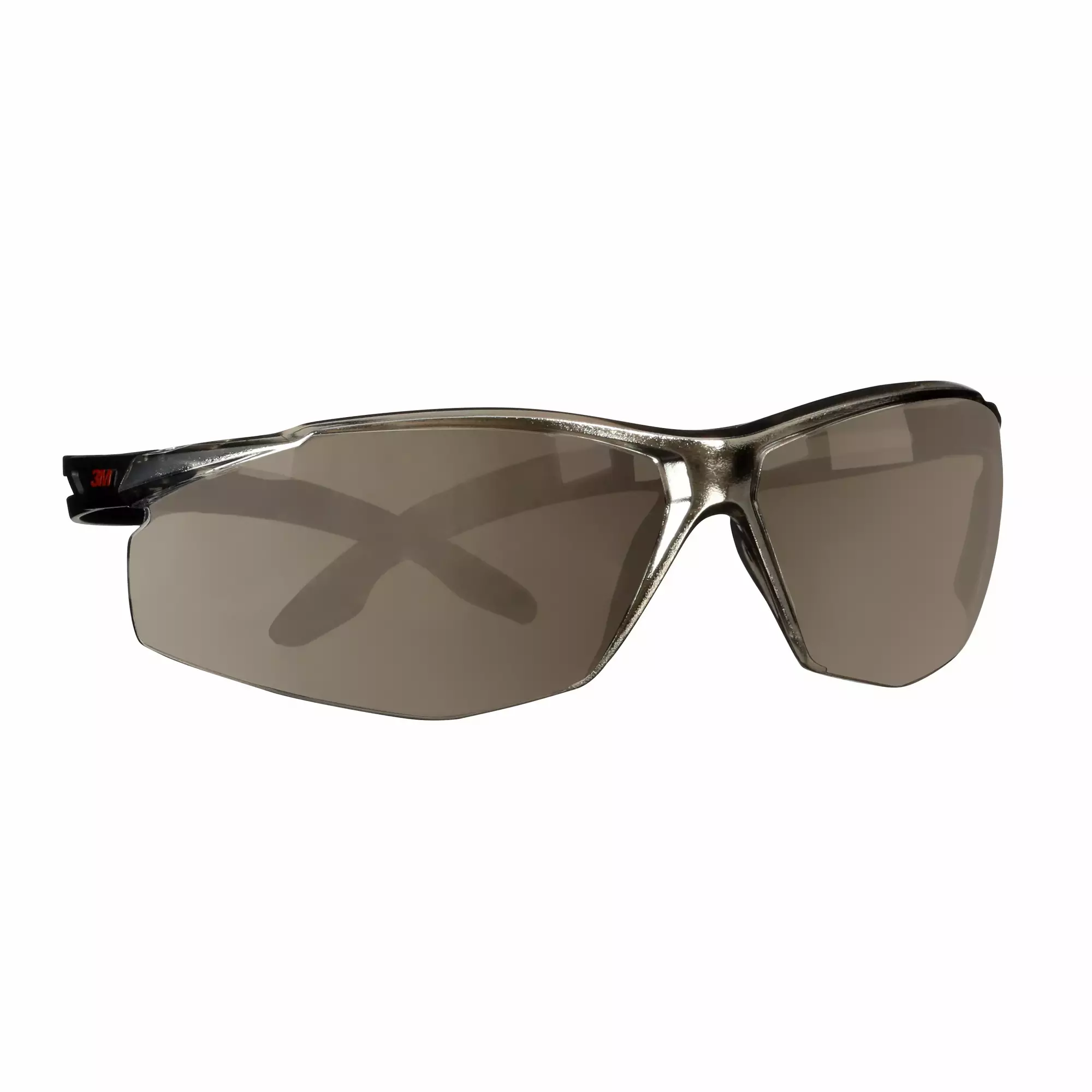 3M™ SecureFit™ 500 Safety Glasses, Black frame, Anti-Scratch / Anti-Fog, Silver Mirror lens, SF509AF-BLK- 20/Case