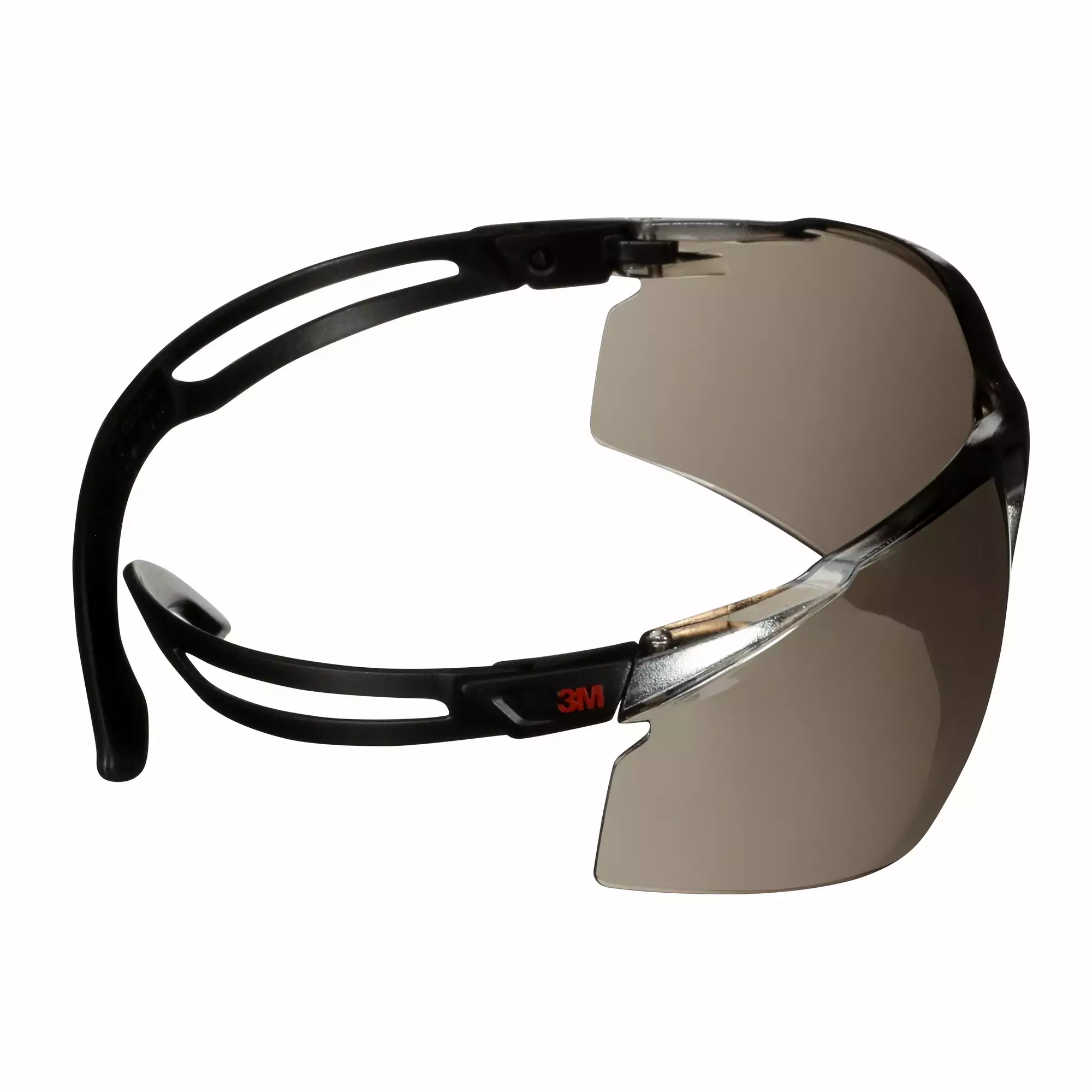 3M™ SecureFit™ 500 Safety Glasses, Black frame, Anti-Scratch / Anti-Fog, Silver Mirror lens, SF509AF-BLK- 20/Case