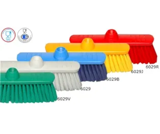 Vassoura p/Zonas Alimentares 29 Cm - Azul