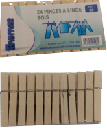 Molas Madeira para Roupa - Emb. 24
