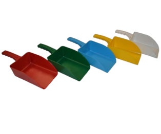 Pá Plástica Pequena p/Zonas Alimentares - Vermelho